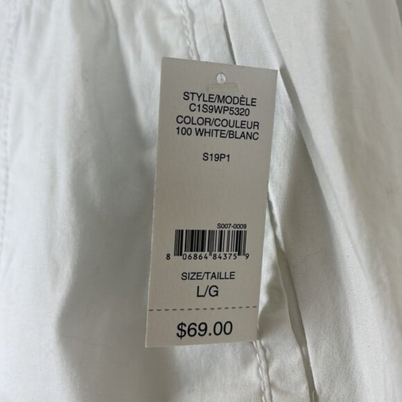 Lord  Taylor White roll up pants size Large - Picture 4 of 8